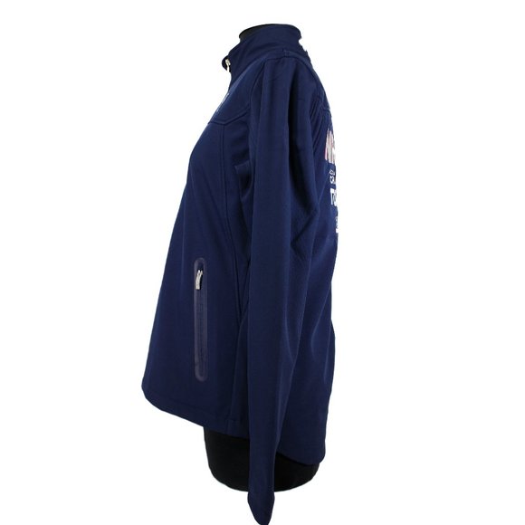 Ariat SoftShell Team Jackey Navy - Picture 3 of 5